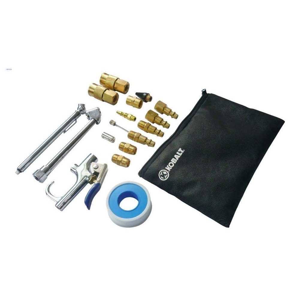 Kobalt- SGY-AIR200- 18-Piece Air Compressor Accessory Kit Ensemble