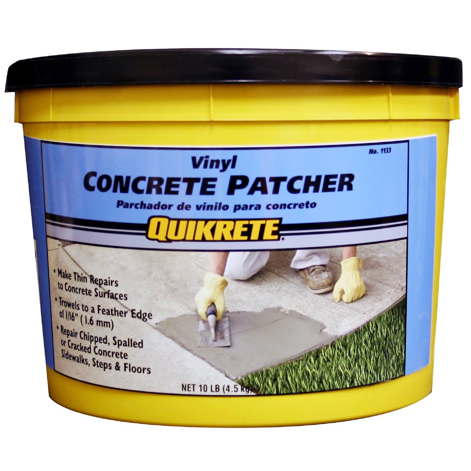 Quikrete 1133-11 Vinyl Concrete Patcher 10-Lb