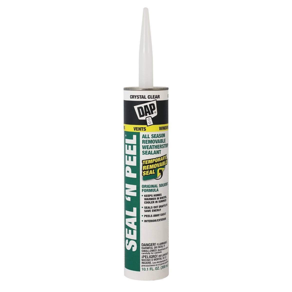 Dap 18324 Seal 'n Peel Removable Caulk, 10.1-Ounce