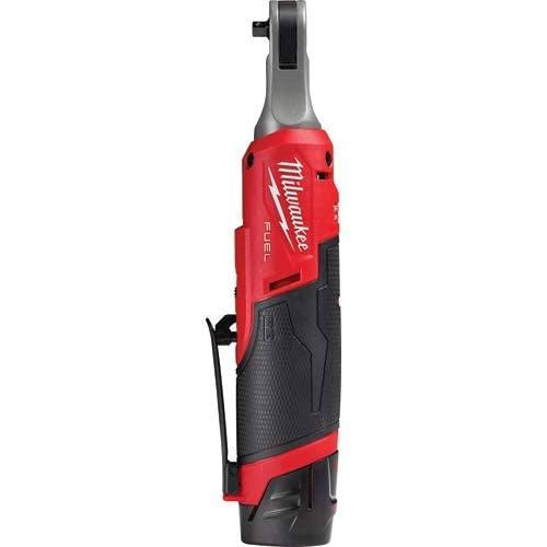 Milwaukee 2566-22 M12 Fuel Brushless Lithium-Ion 1/4 in. Cordless High Speed Ratchet Kit with 2 Batteries (2 Ah)