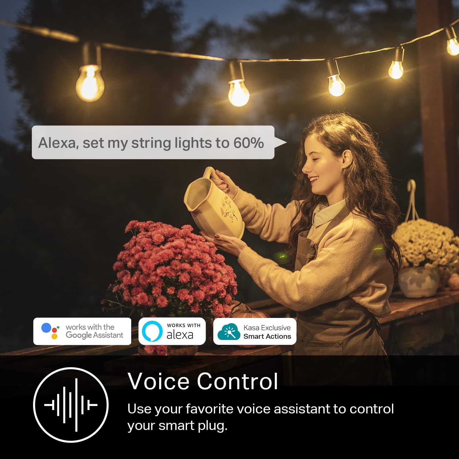 TP-Link KP405 Kasa Smart Wi-Fi Outdoor Plug-In Dimmer