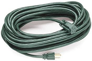 Hyper Tough 25ft 16AWG 3 Prong Green Single Outlet Outdoor Extension Cord