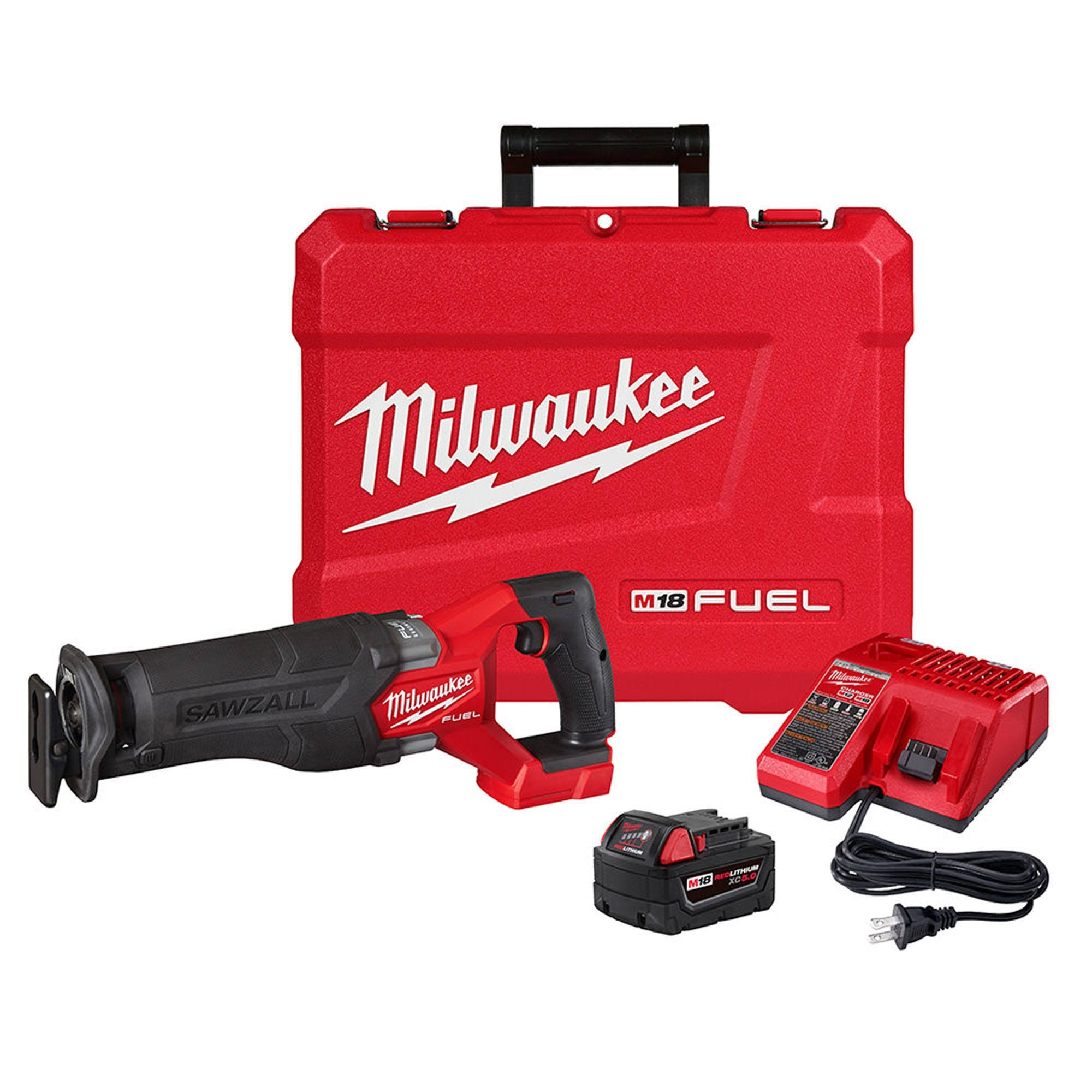 Milwaukee 2821-21 M18 Fuel Sawzall Reciprocating Saw Kit
