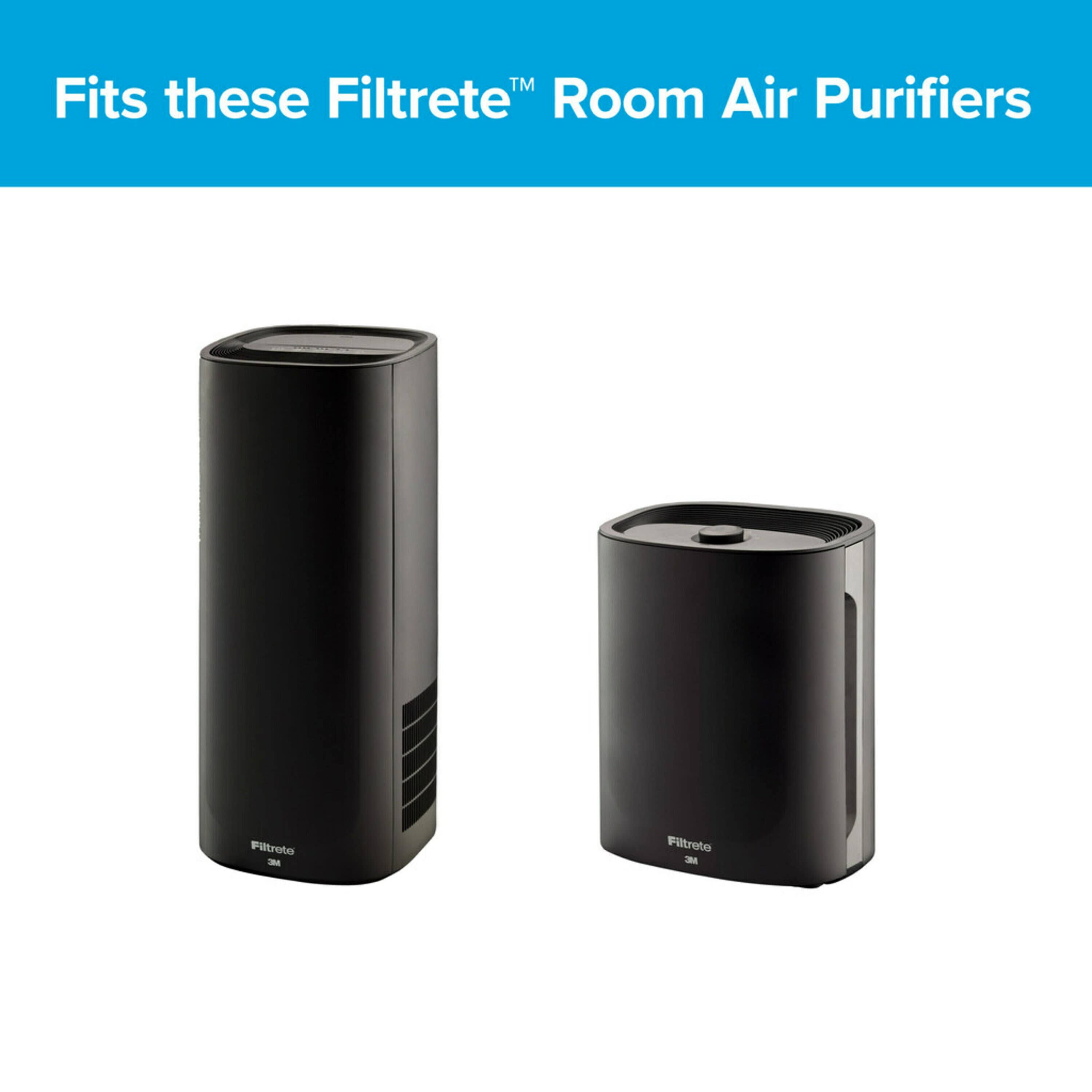 Filtrete Advanced Allergen, Bacteria & Virus True HEPA Room Air Purifier Filter, F1