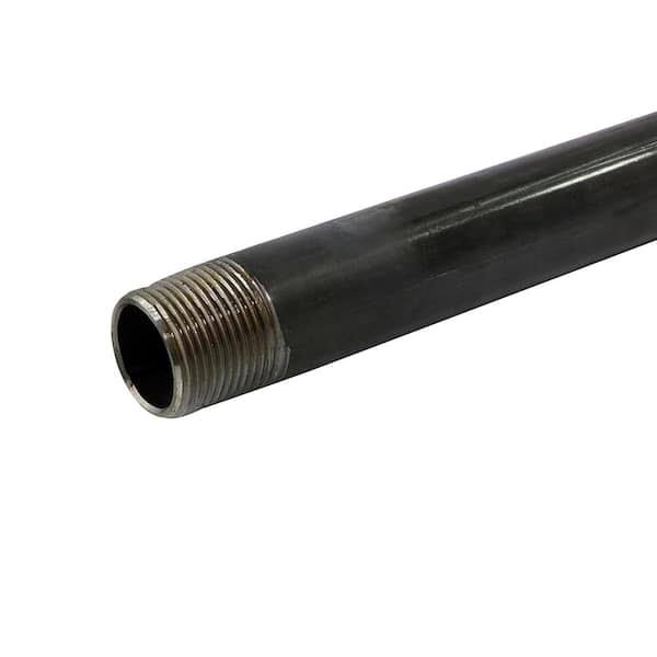 The Plumber's Choice 1/2 in. x 18 in. Black Steel Pipe, Galvanized