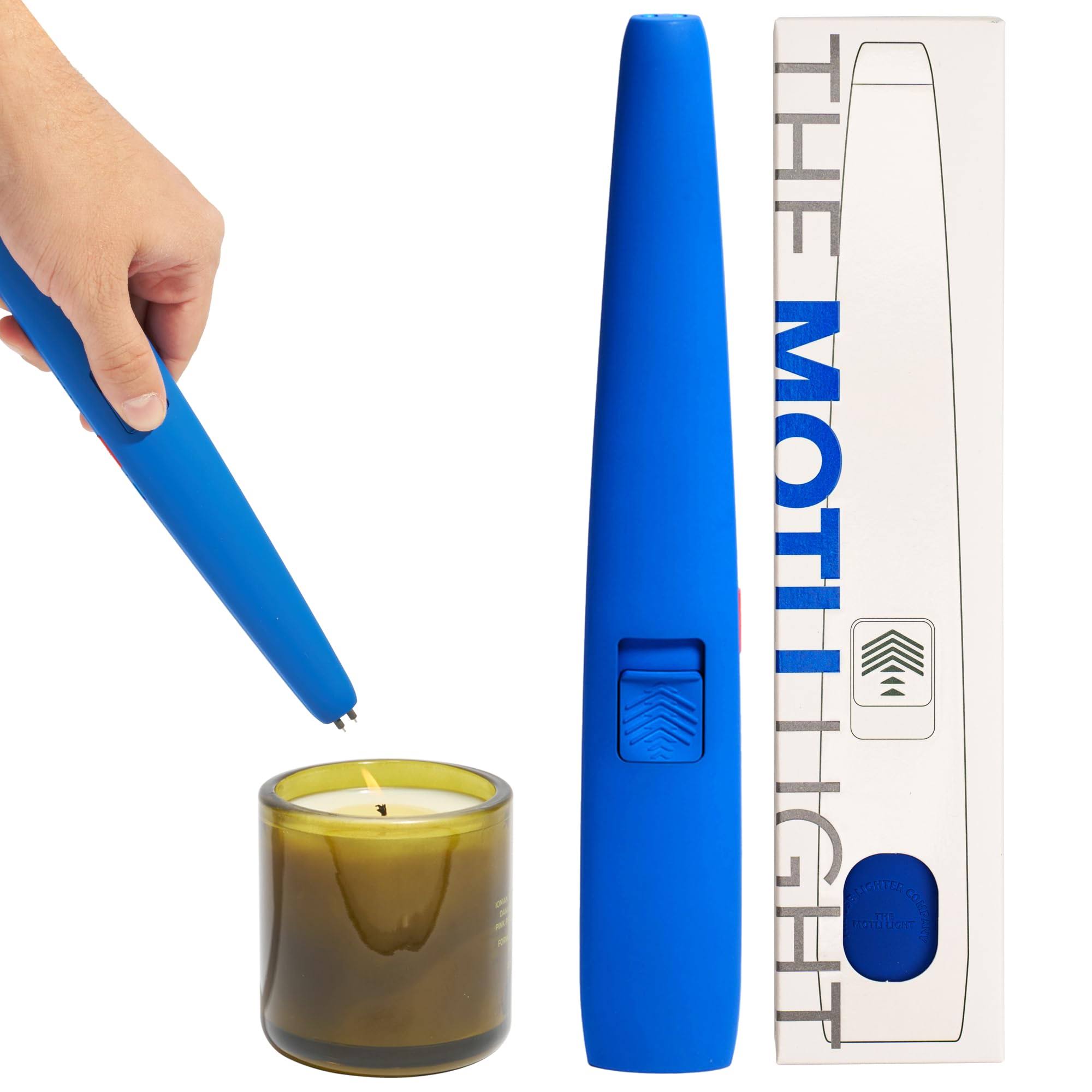 The USB Lighter Company Motli Rechargeable Lighter & LED Flashlight- Blue