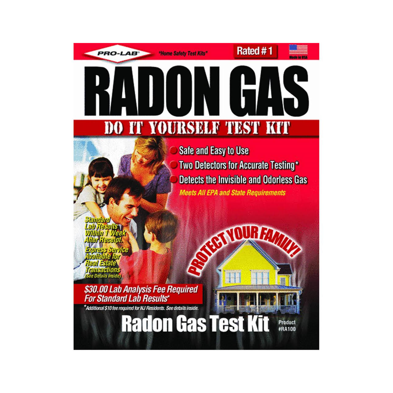 Pro-Lab Radon Gas Test Kit