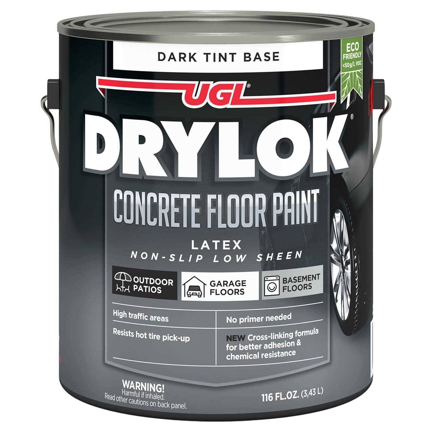 Drylok Low VOC Concrete Floor Paint Dark Tint, 1 gal.