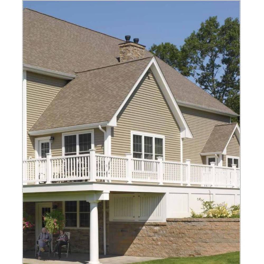 CertainTeed Monogram Horizontal Vinyl Siding (2 Square) Double 5in. Dutchlap Sterling Gray
