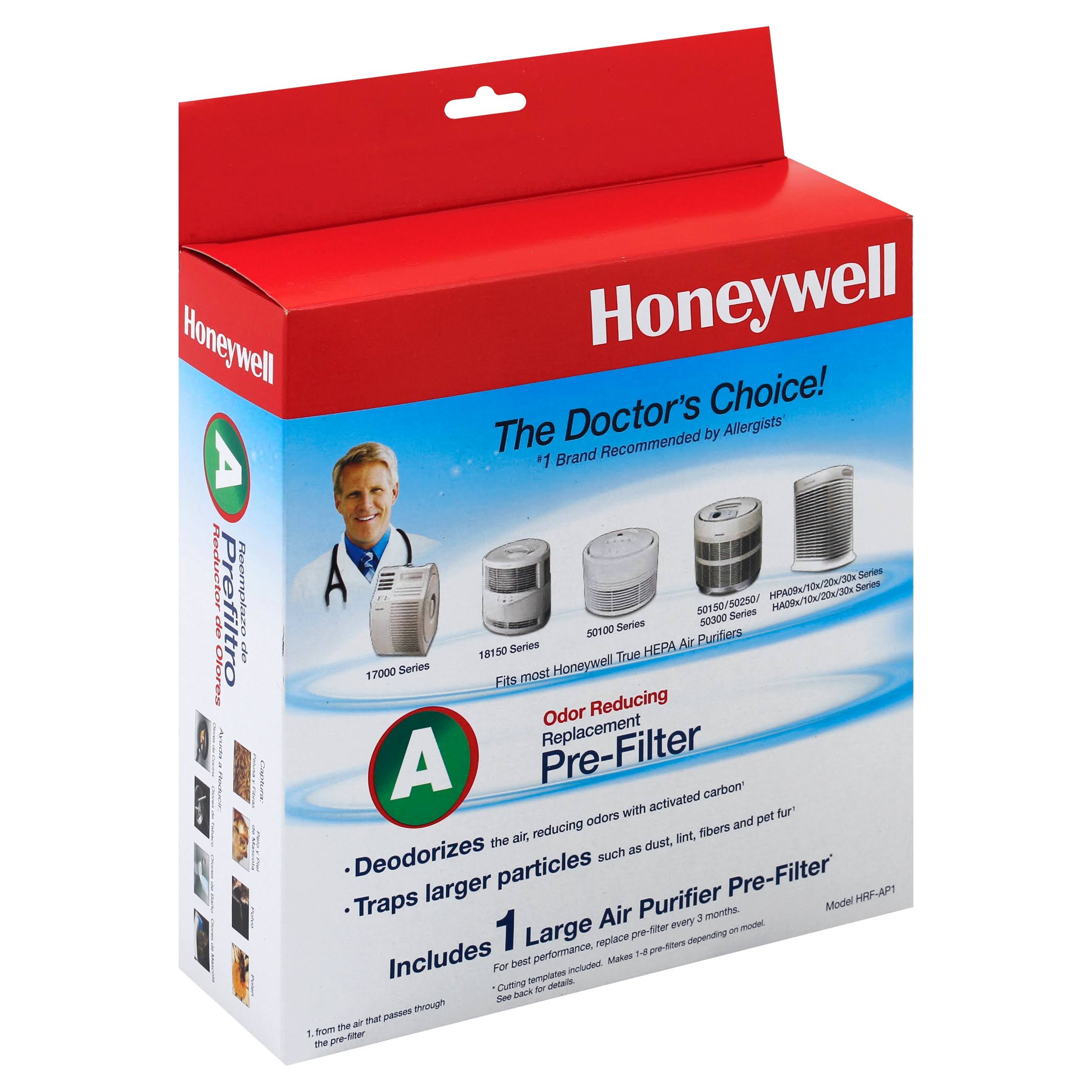 Honeywell Air Purifier Pre-Filter, Odor Reducing, Replacement, A