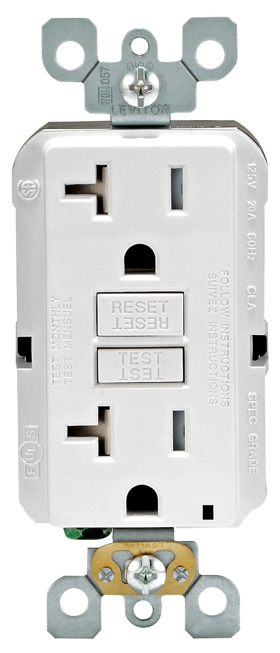 Leviton 20-Amp GFCI Outlet