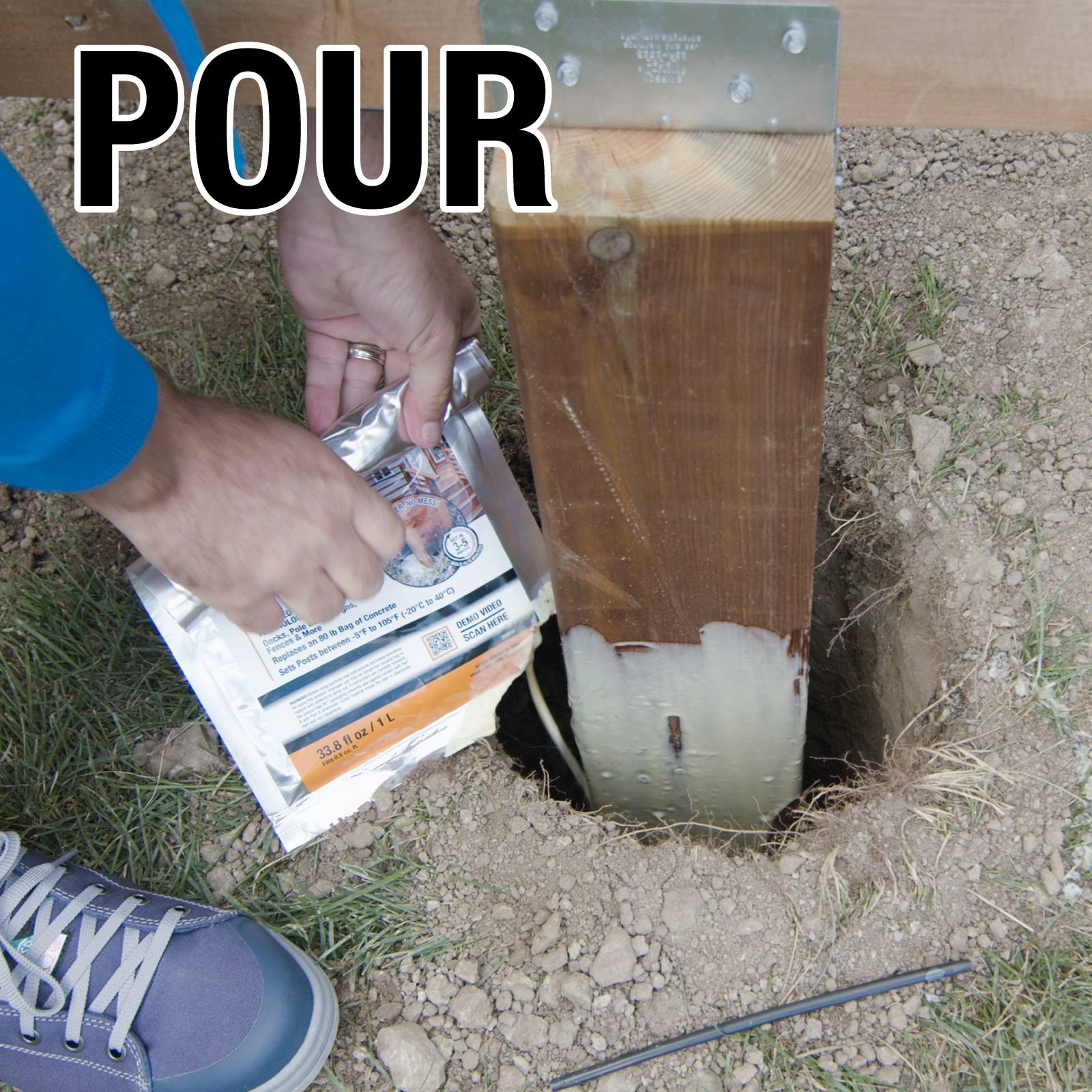 Deck Post Anchor 2.5-lb Fast Setting Concrete Mix