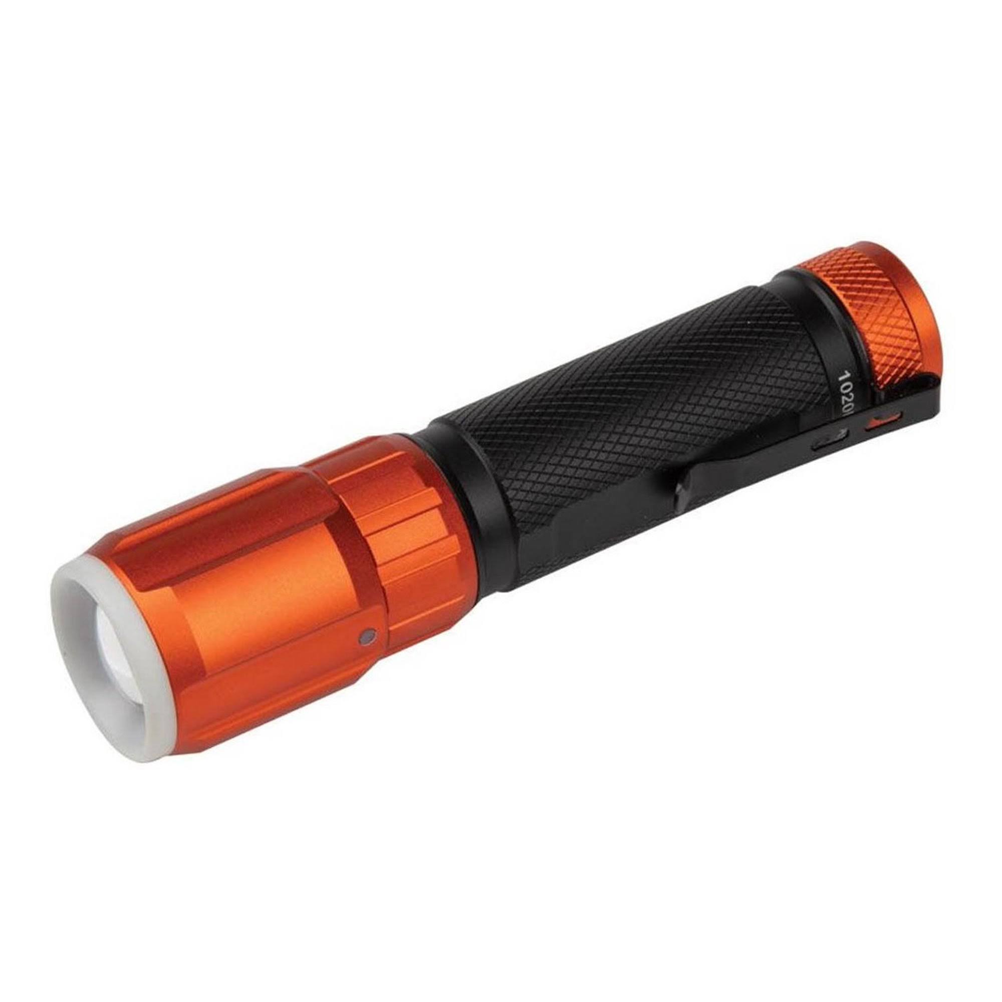 Klein Tools 56412- Rechargeable LED Flashlight with Worklight