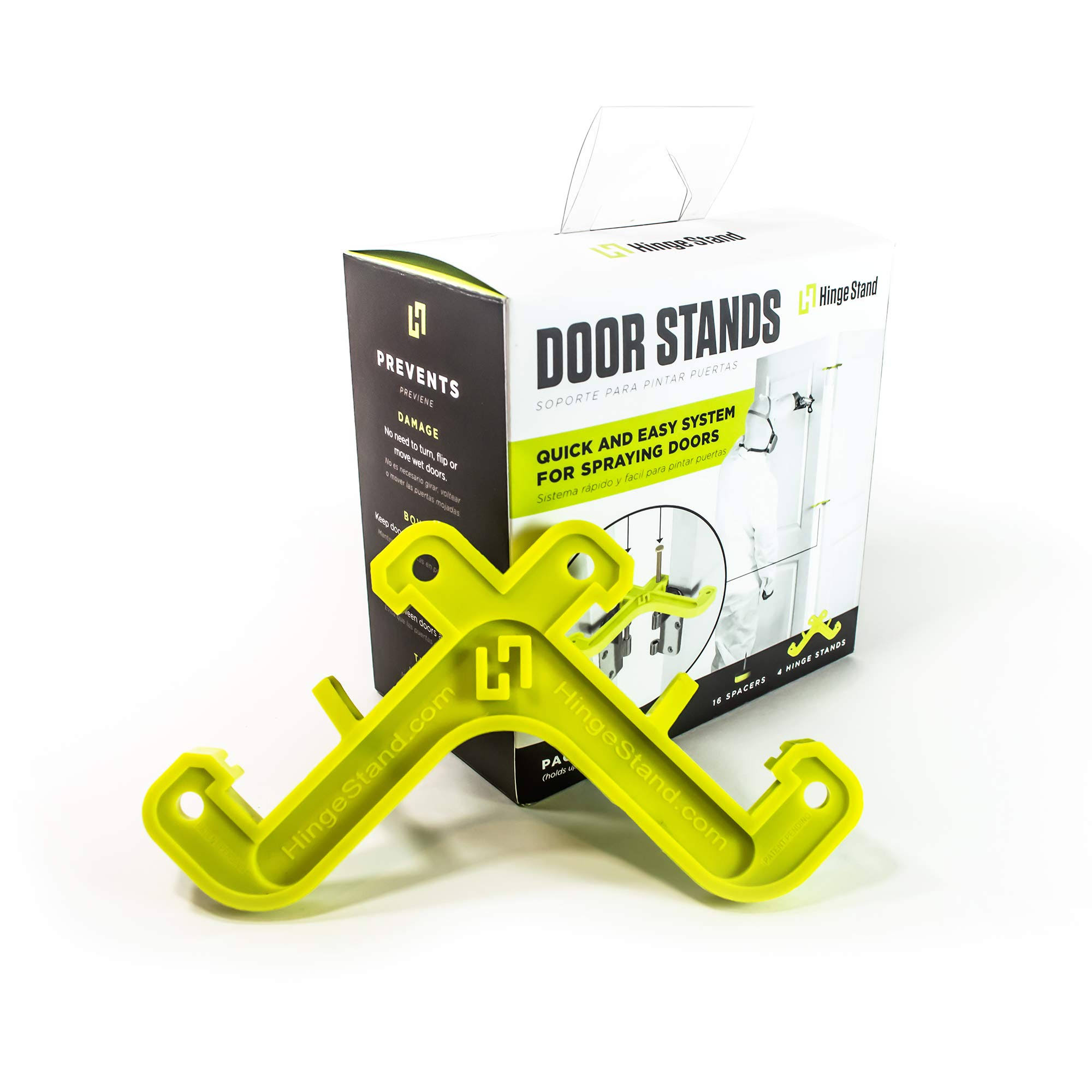 Hinge Stand Kit- Reusable Door Stand for Painting and Spraying Interior Doors (Holds 8 doors)