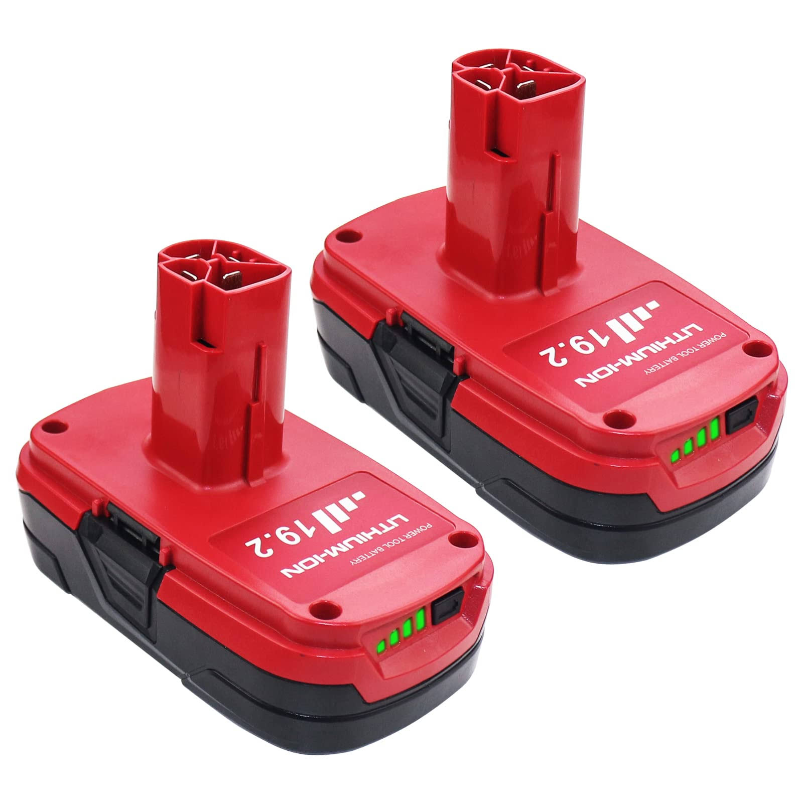 2 Packs 3.0Ah 19.2V Diehard C3 Battery Compatible with Craftsman 19.2 Volt Battery Lithium Ion 11375 11376 130279005 1323903 130211004 130279003