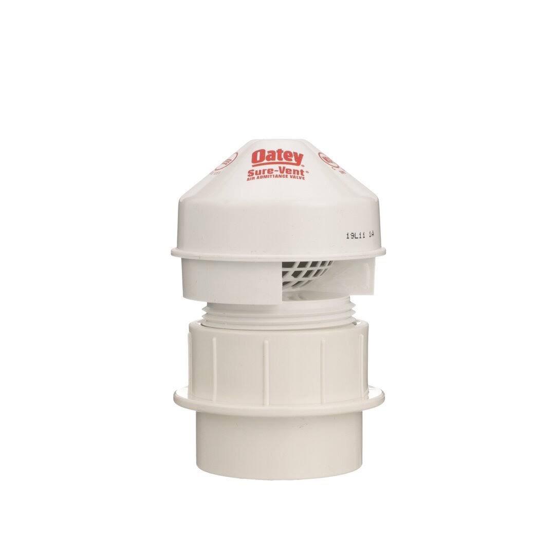 Oatey Sure-Vent 1-1/2 in. PVC Air Admittance Valve with 20 DFU Branch and 8 DFU Stack 39230