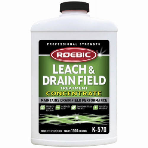 Roebic K-570-q-4 Quart of Concentrate Leach & Septic Drain Field Opener- Quantity of 2