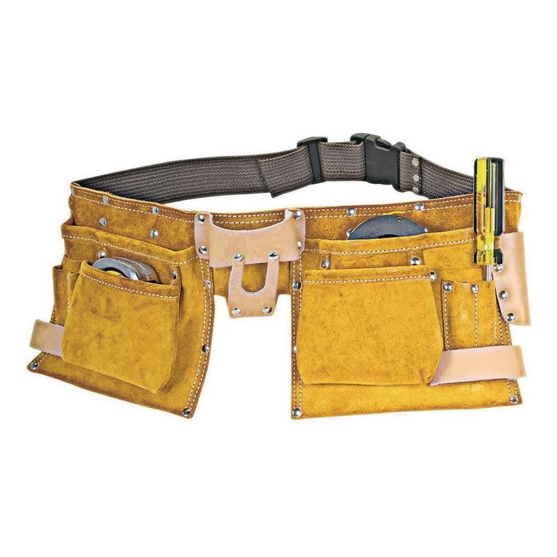 Voyager 10 Pocket Carpenters Leather Tool Belt