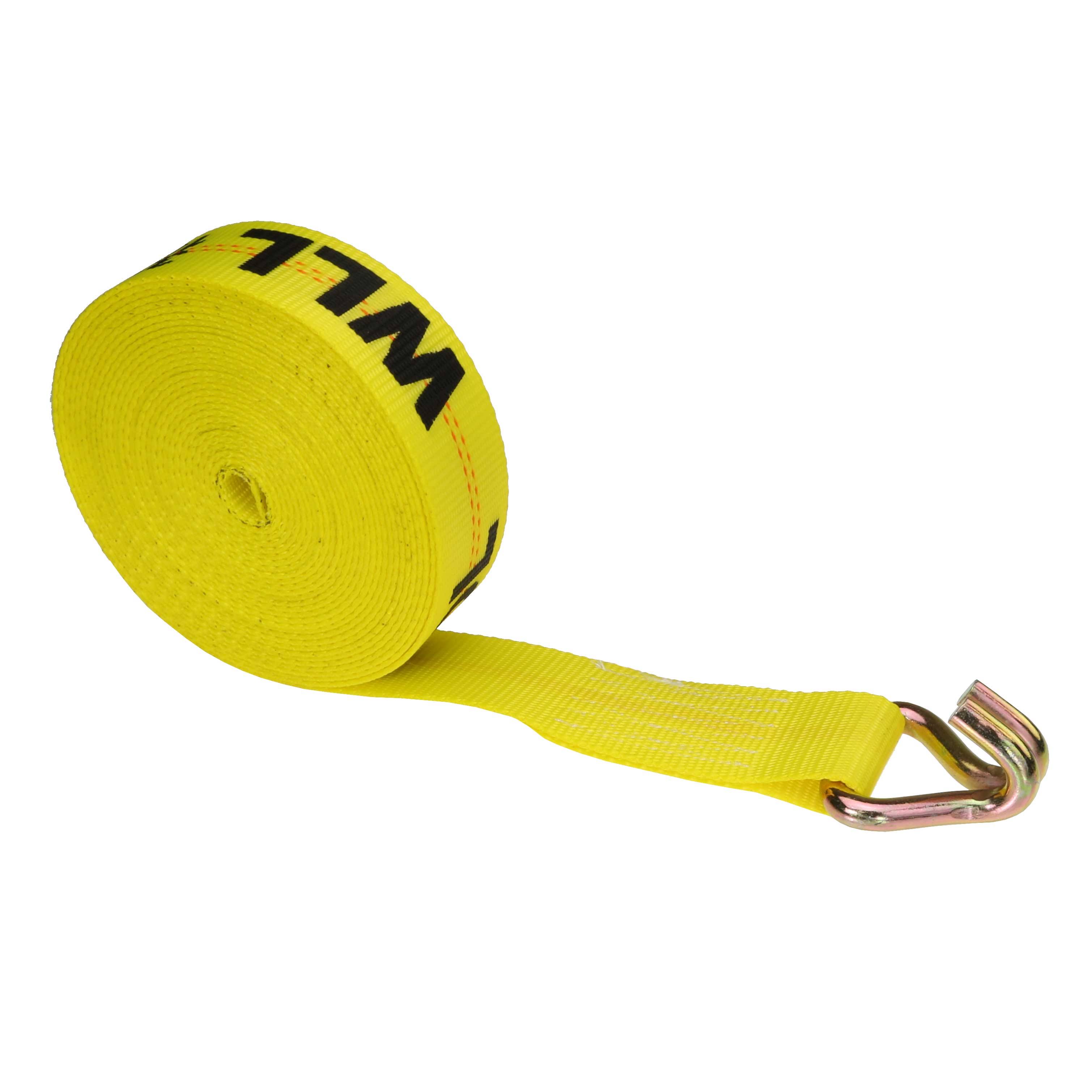 2 inch x 20' Winch Strap with Wire Hook