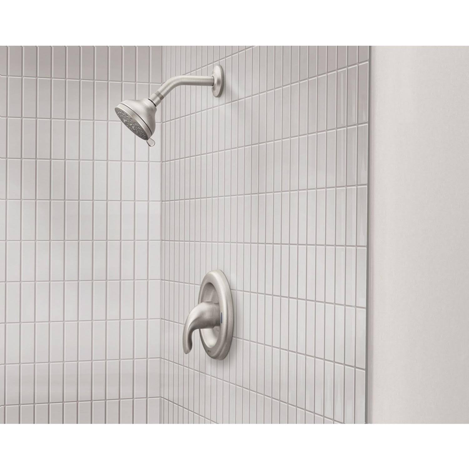 Moen Adler 1-Handle Brushed Nickel Shower Faucet