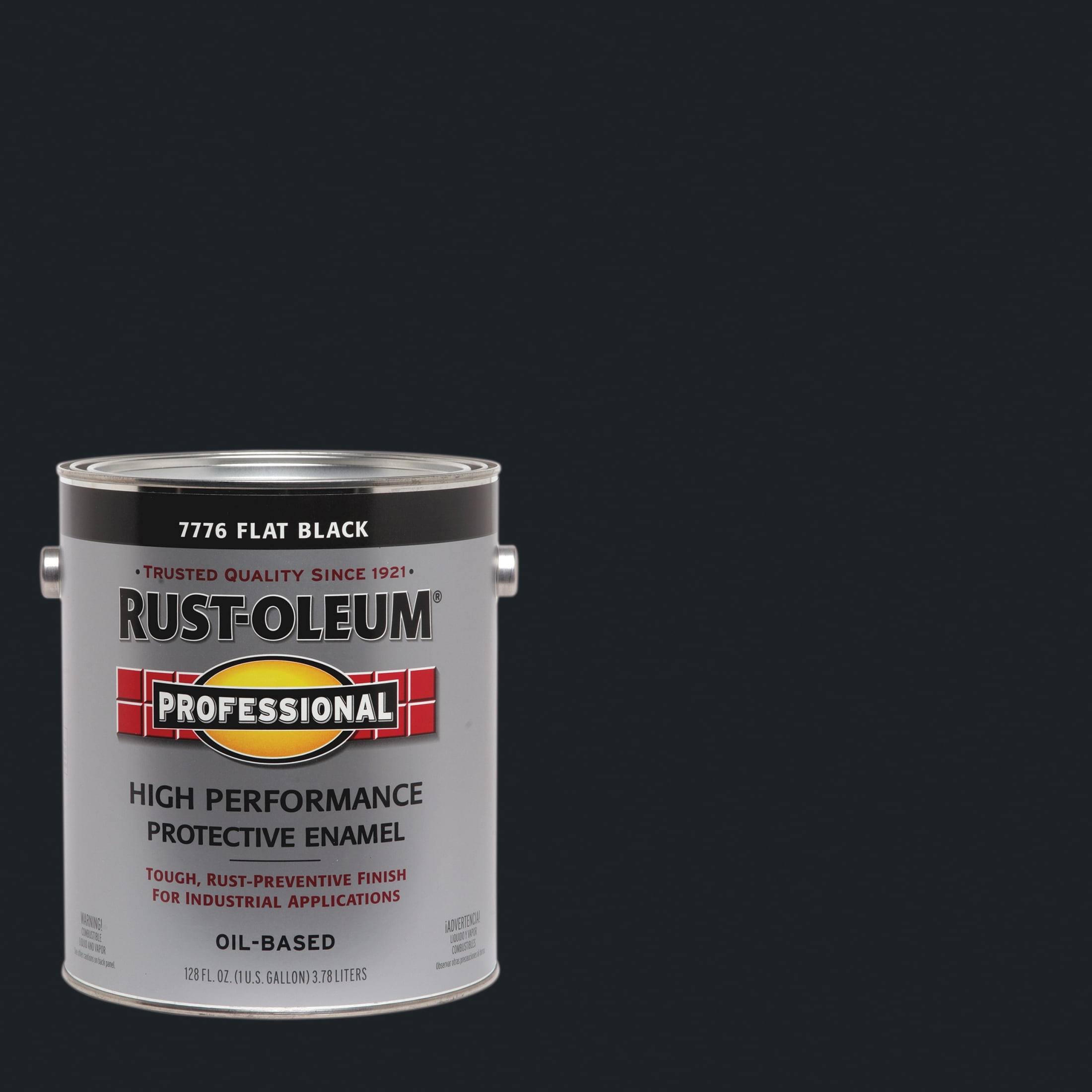 Rust-Oleum 1 Gallon Flat Black Enamel Paint
