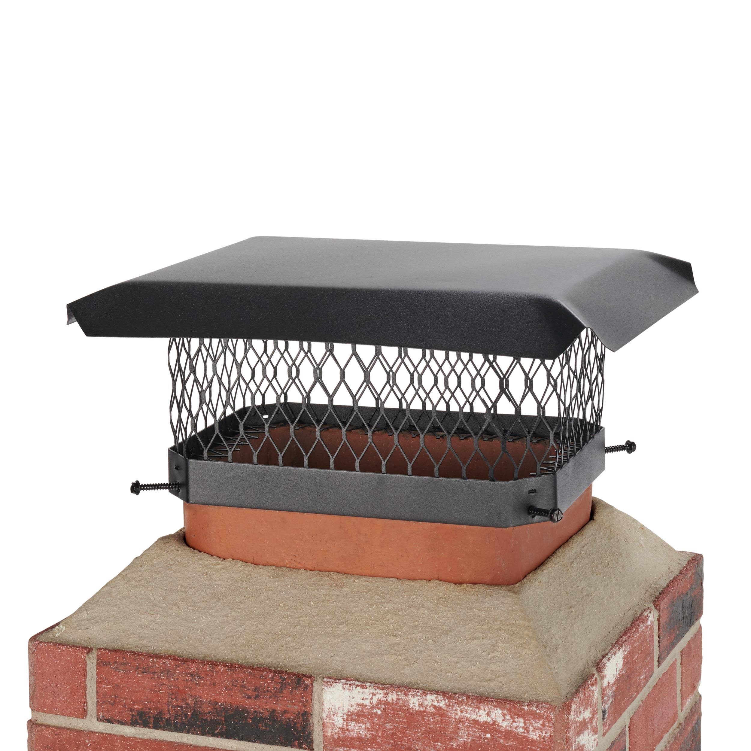 Shelter SC913 Chimney Cap Black Steel 9 x 13-in