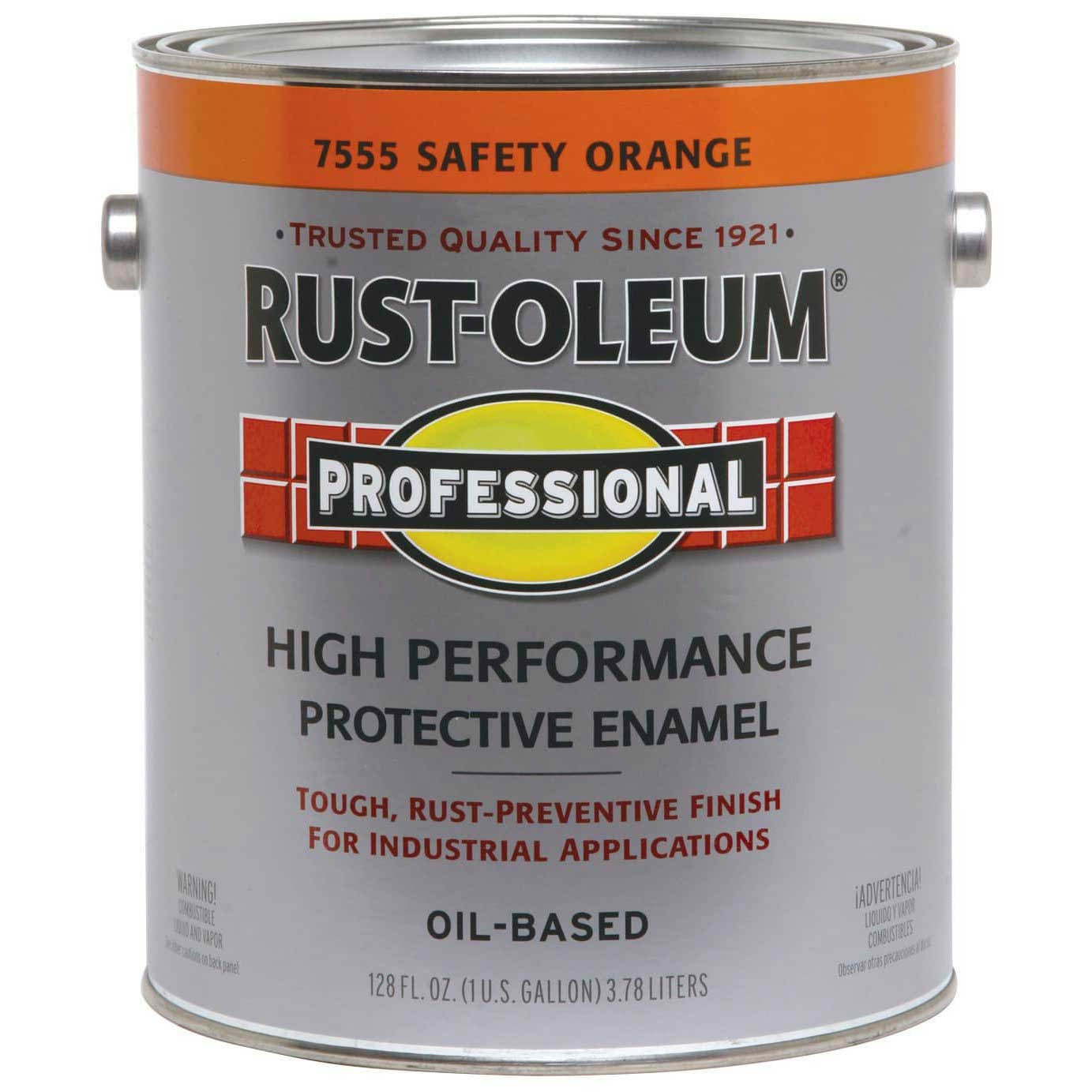 Rust-Oleum Professional Industrial Enamel, Safety Orange, 1 gal.