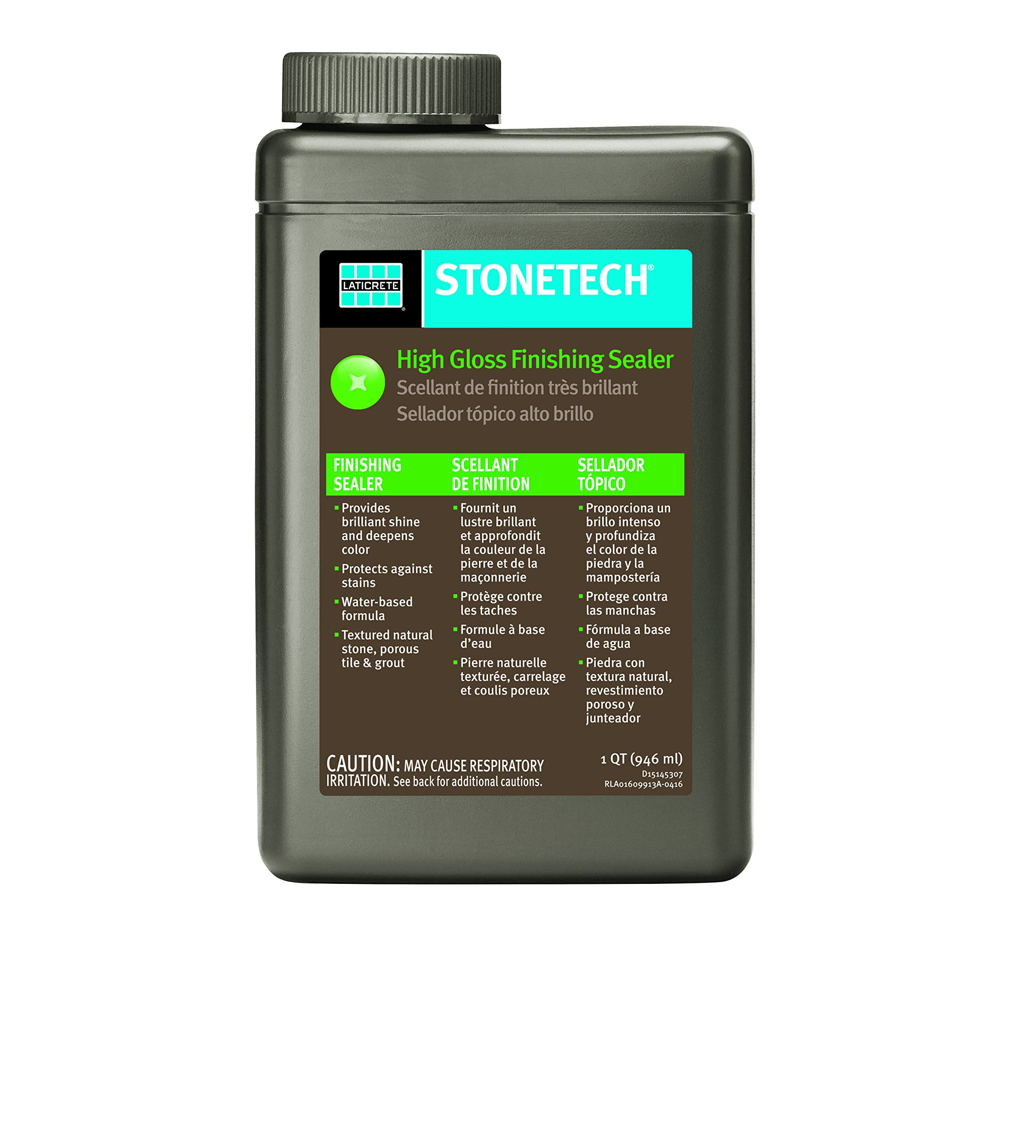 StoneTech High Gloss Finishing Sealer for Natural Stone Tile Grout 1-Quart 946L