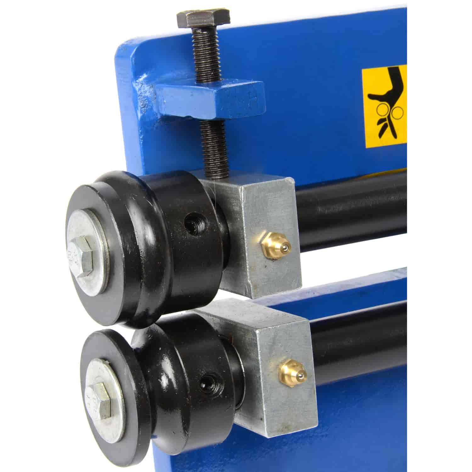 JEGS 81235 Bead Roller with Mandrels- Vise Mount- 17 Deep Throat