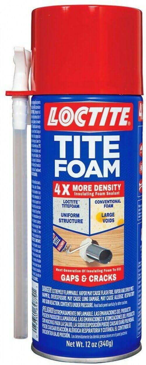 Loctite TITE Foam Gaps & Cracks,Insulating Foam Sealant, 12 oz.