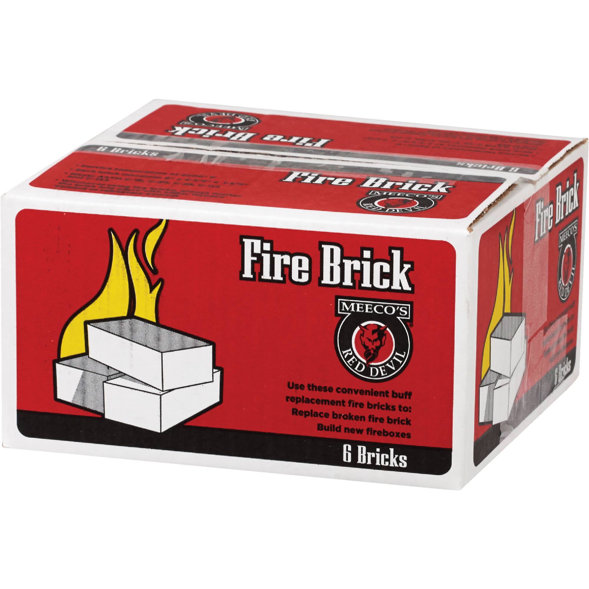 Meeco Fbp6 Fire Brick Pack- 6