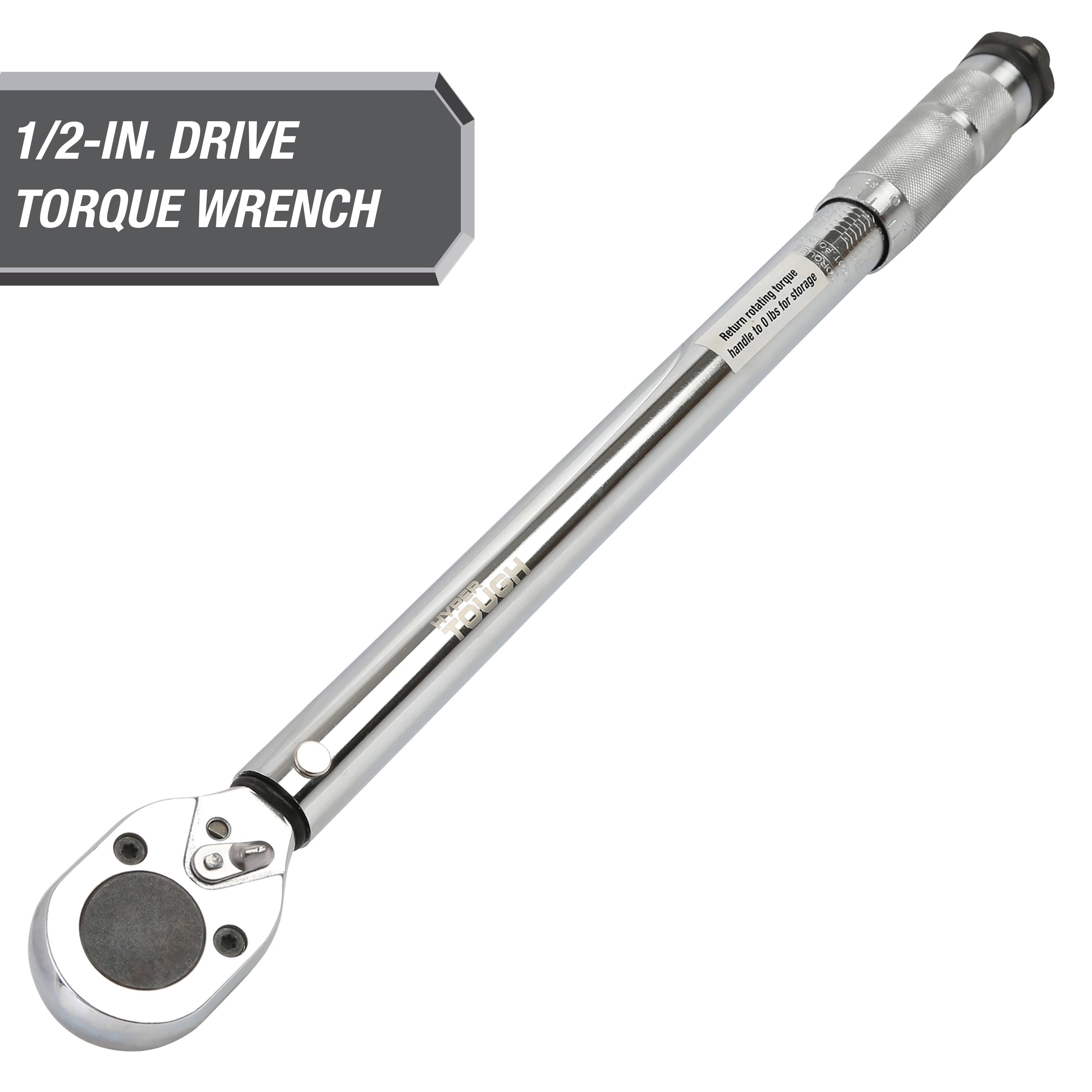 Hyper Tough 1/2-Inch Drive 30-ft/lb to 150-ft/lb Torque Wrench, Size: 1/2 inch 5854