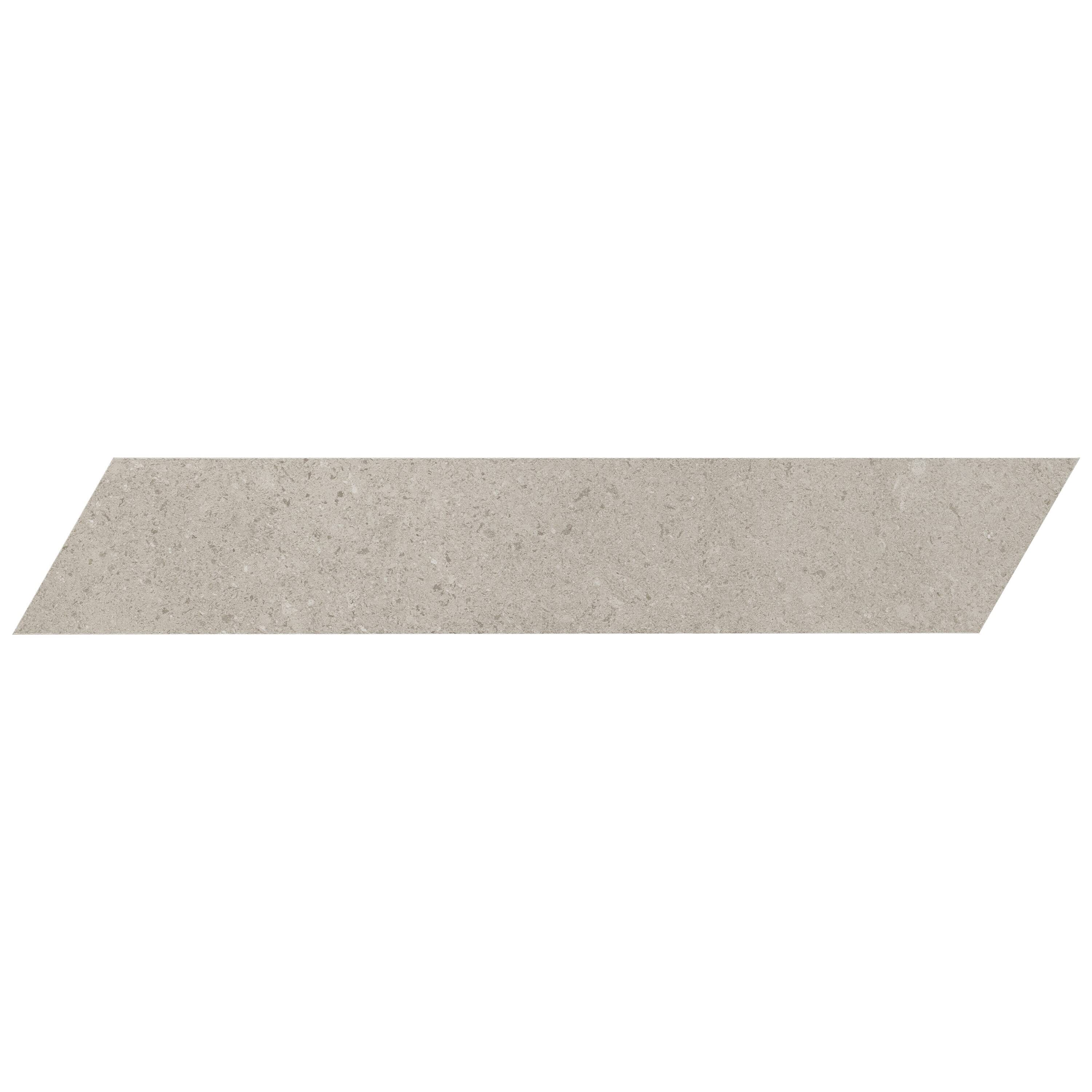 Ivy Hill Tile Iris Chevron Fumo 3.93 in. x 20.86 in. Matte Porcelain Floor and Wall Tile (6.71 Sq. ft./Case)