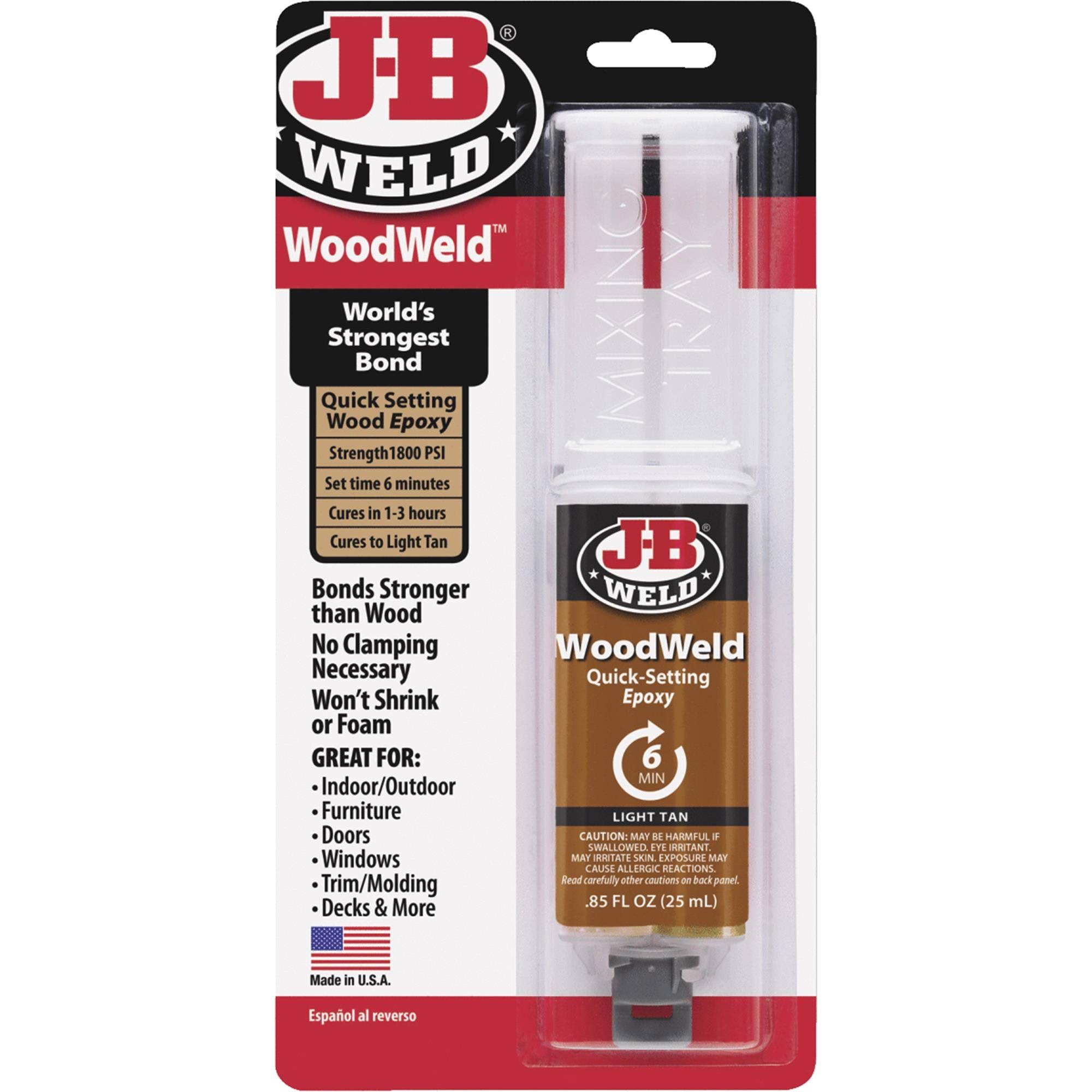 J-B Weld Woodweld Epoxy Syringe 50151
