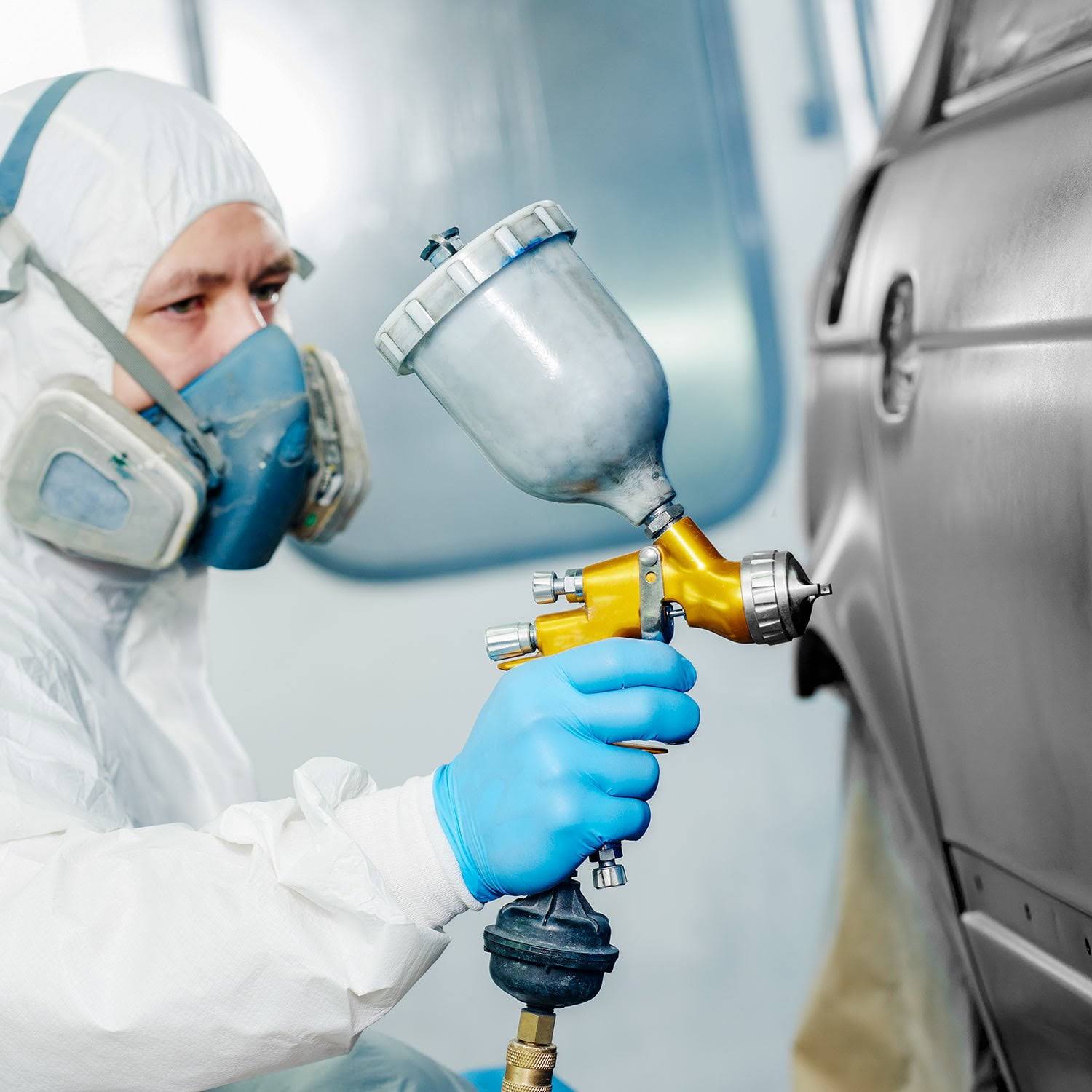 Custom Shop- Black Epoxy Primer/Sealer 2.1 VOC (1/2 Gallon Kit) Anti-corrosive DTM High-Performance Primer for Automotive and Industrial Use Kit =