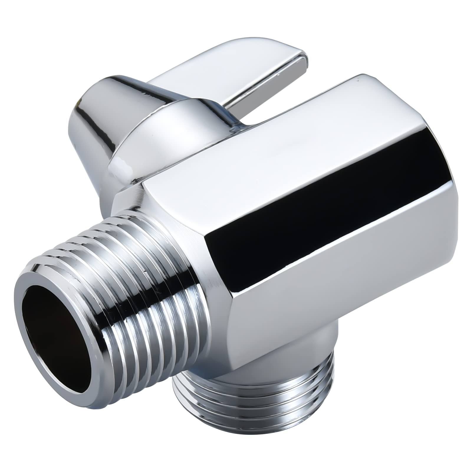 Tearel Shower Arm Diverter Valve for Hand Showerhead Chrome, Chrome