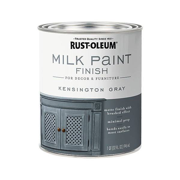 Rust-Oleum Kingston Milk Paint, Gray- 32 fl oz can