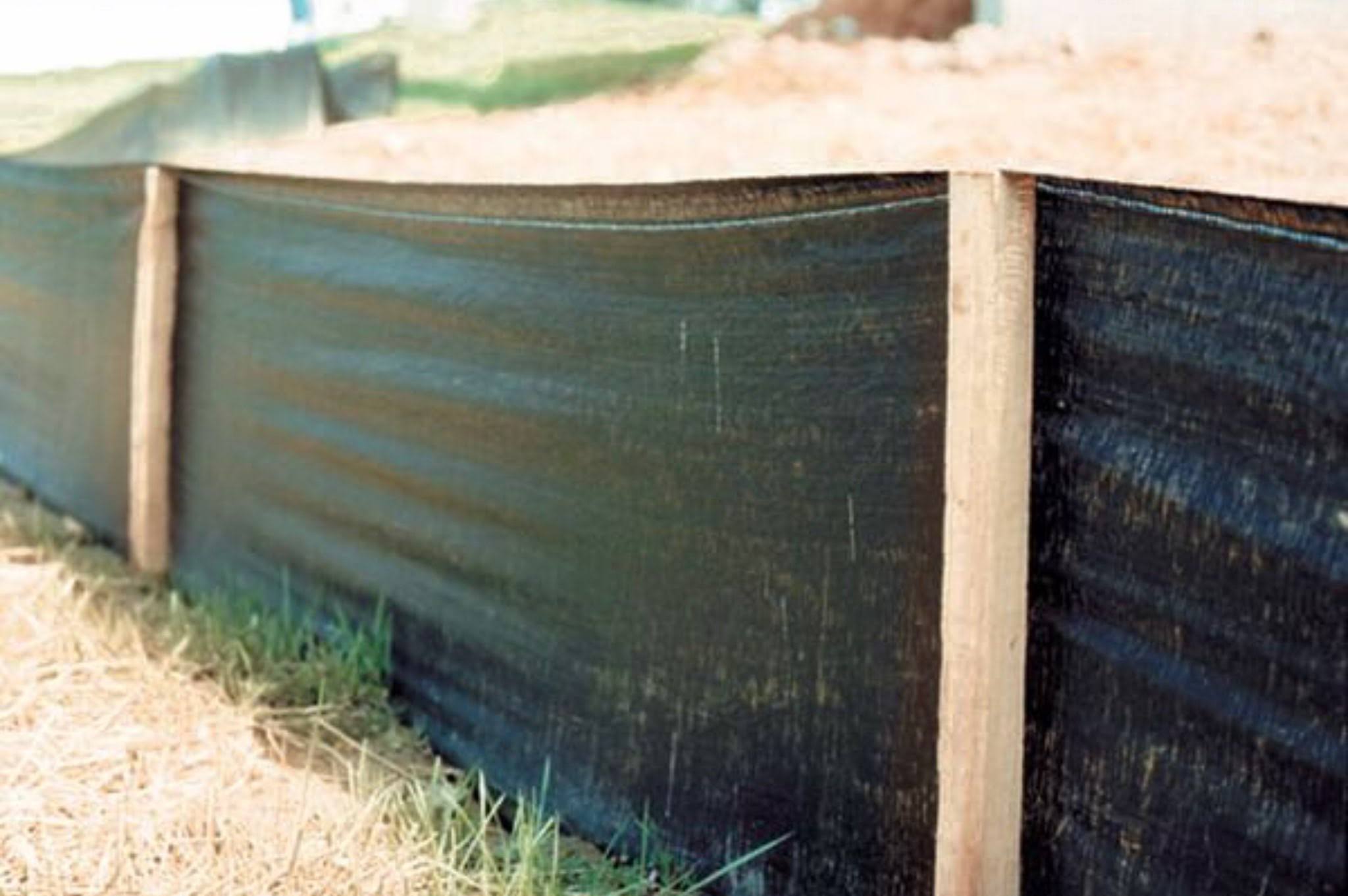 Tenax 31900500 Silt Fence, 2 by 100-Feet, 2' x 100', Black (Pack of 4)