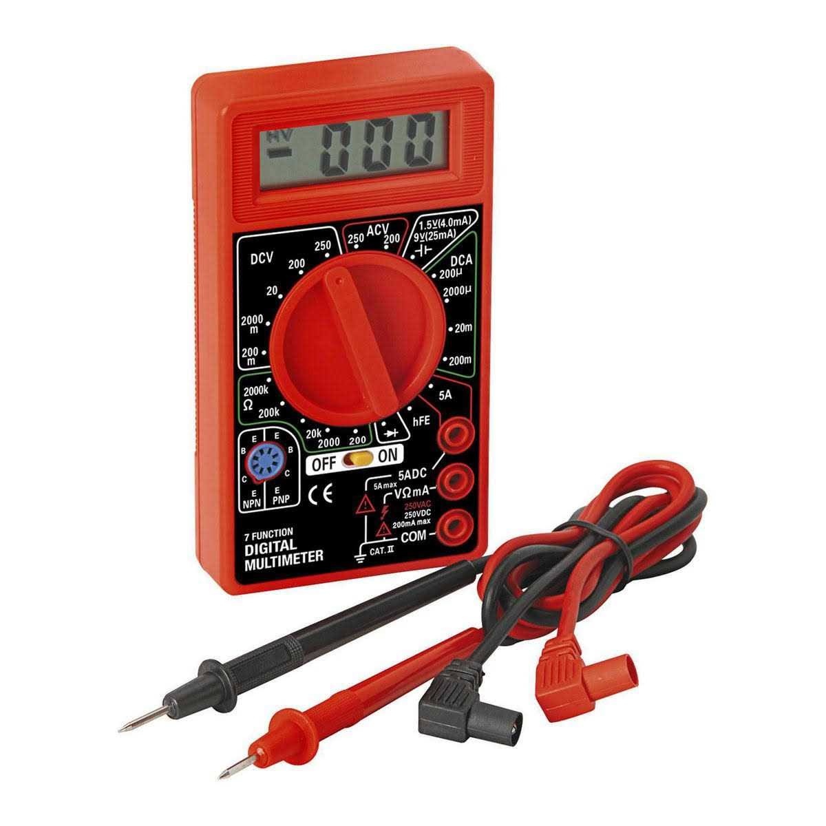 7 Function Digital Multimeter 63759