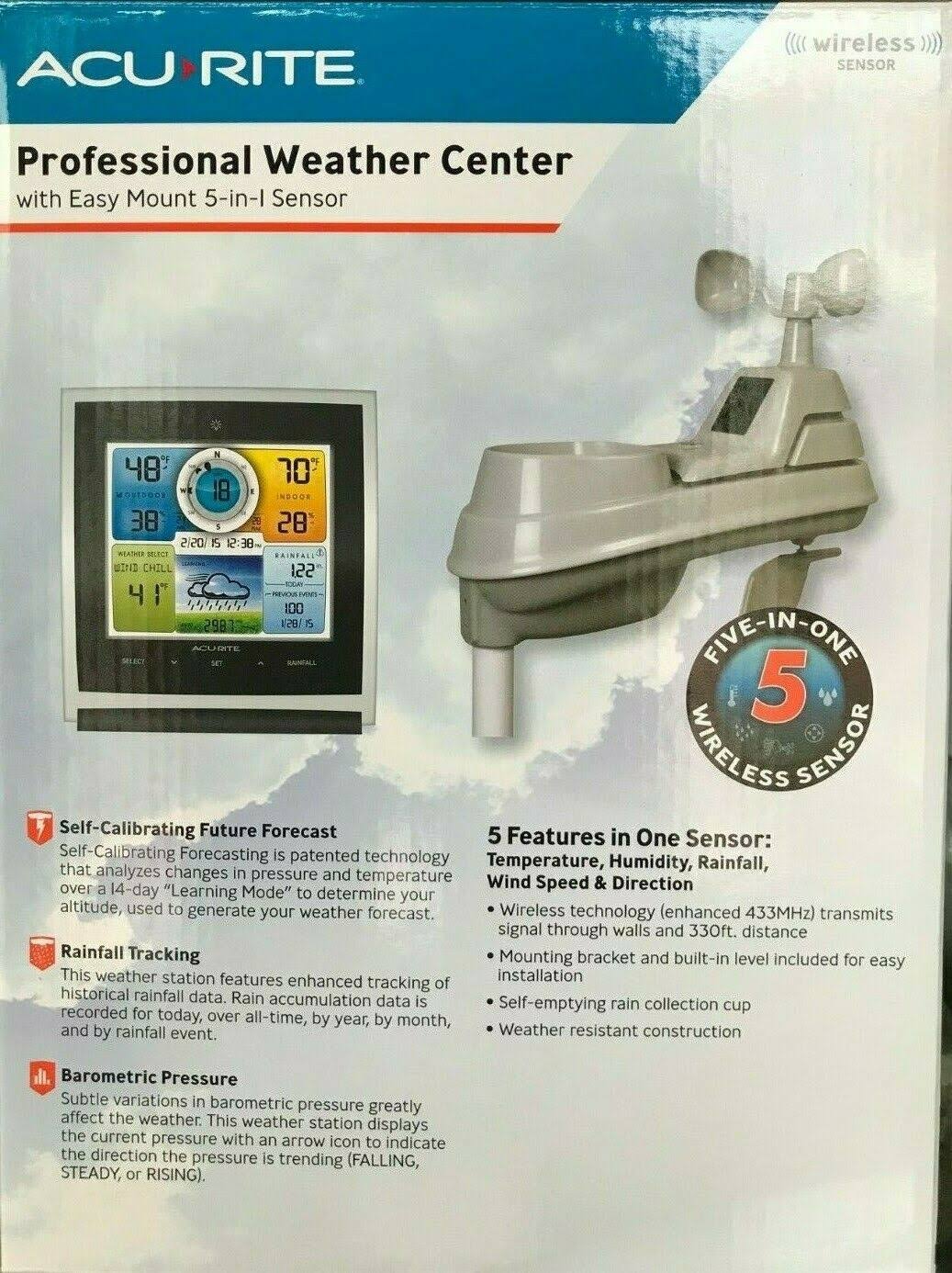 Acurite 5 in 1 Color Weather Station