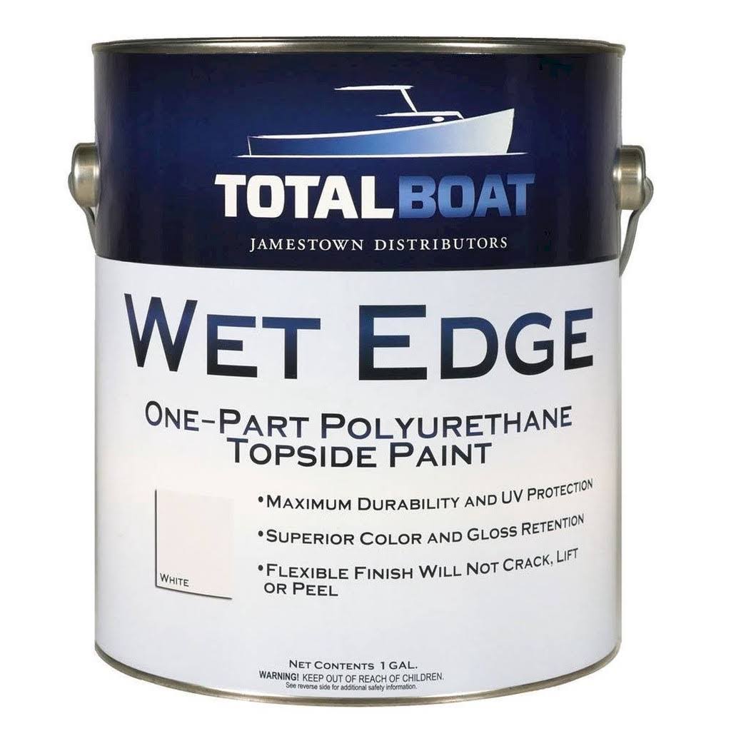 TotalBoat Wet Edge Marine Topside Paint White Gallon