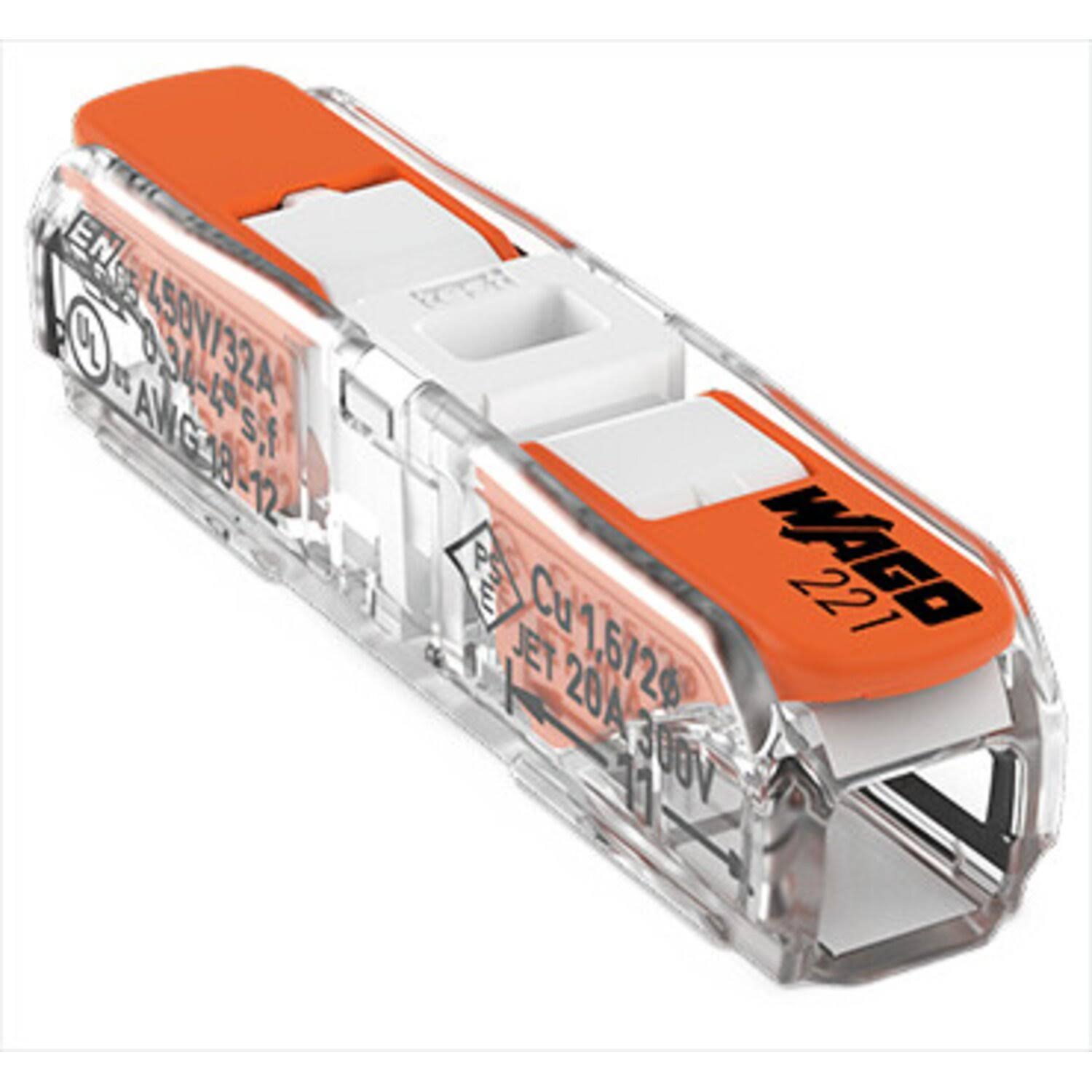 Wago 221-2401 Inline Splicing Connector with Lever