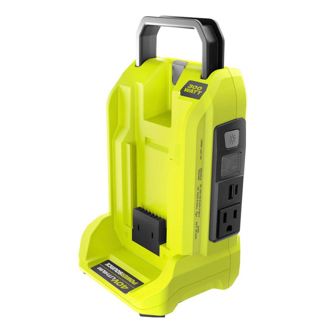 Ryobi 300-Watt Powered Inverter for 40-Volt Battery