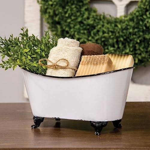 White Metal Bathtub G65296