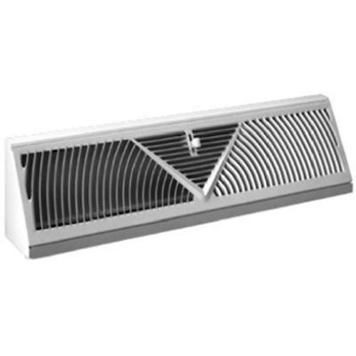 American Metal 3018W18 18 in. White Baseboard Diffuser