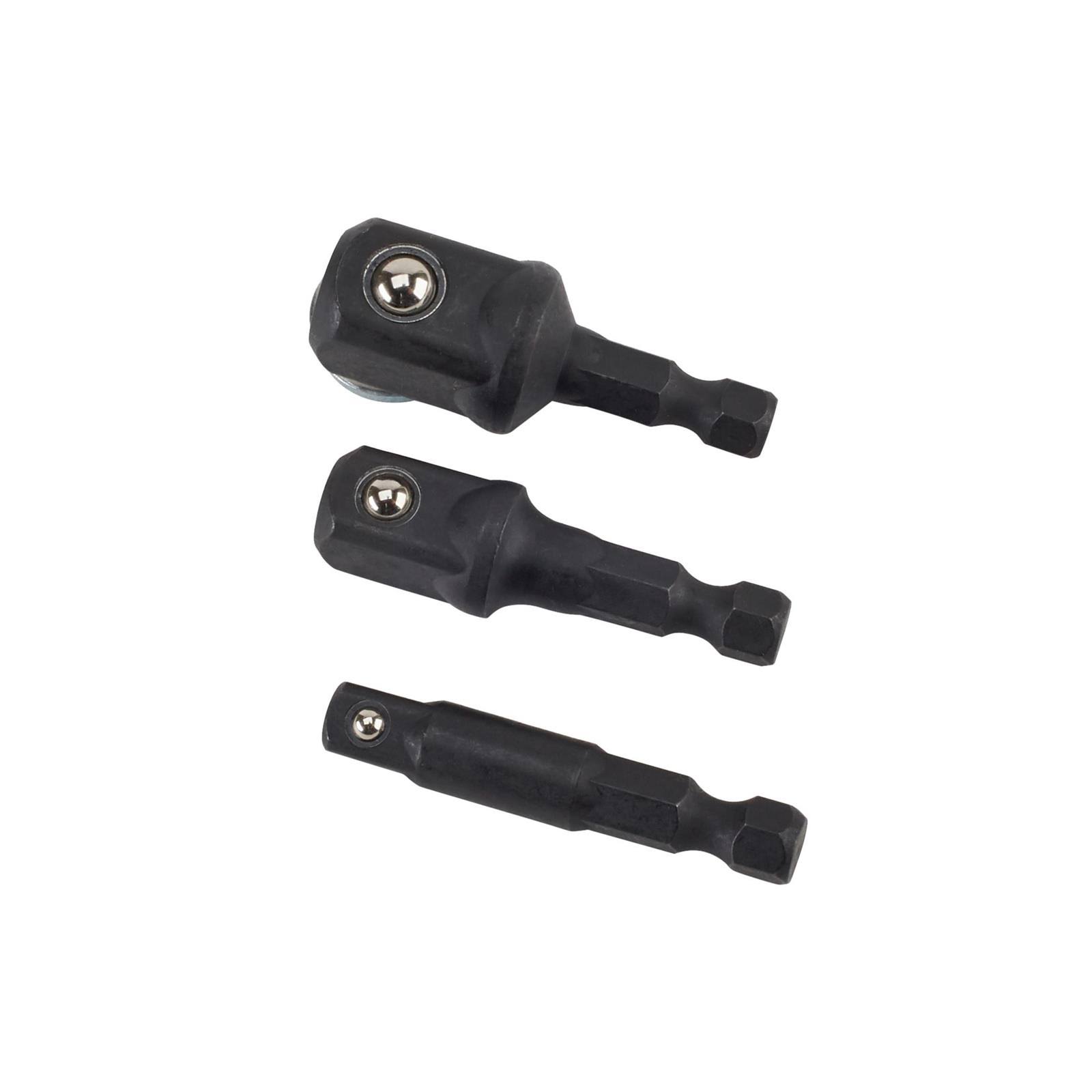 Titan 12061- 3 Piece Impact Stubby Socket Adapter Set