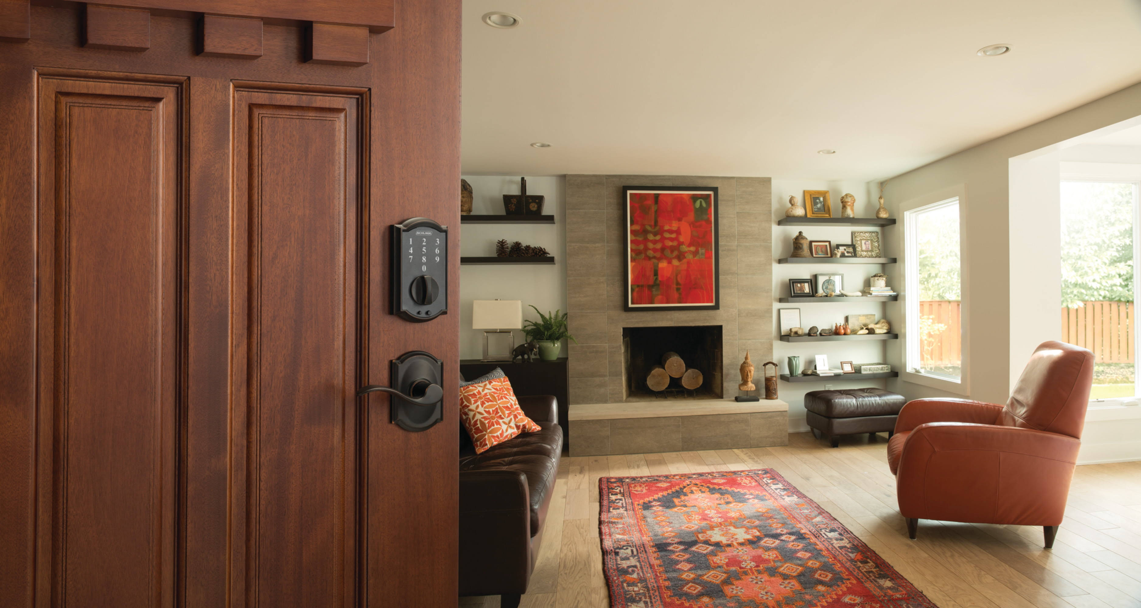 Schlage BE375 Camelot Touch Deadbolt