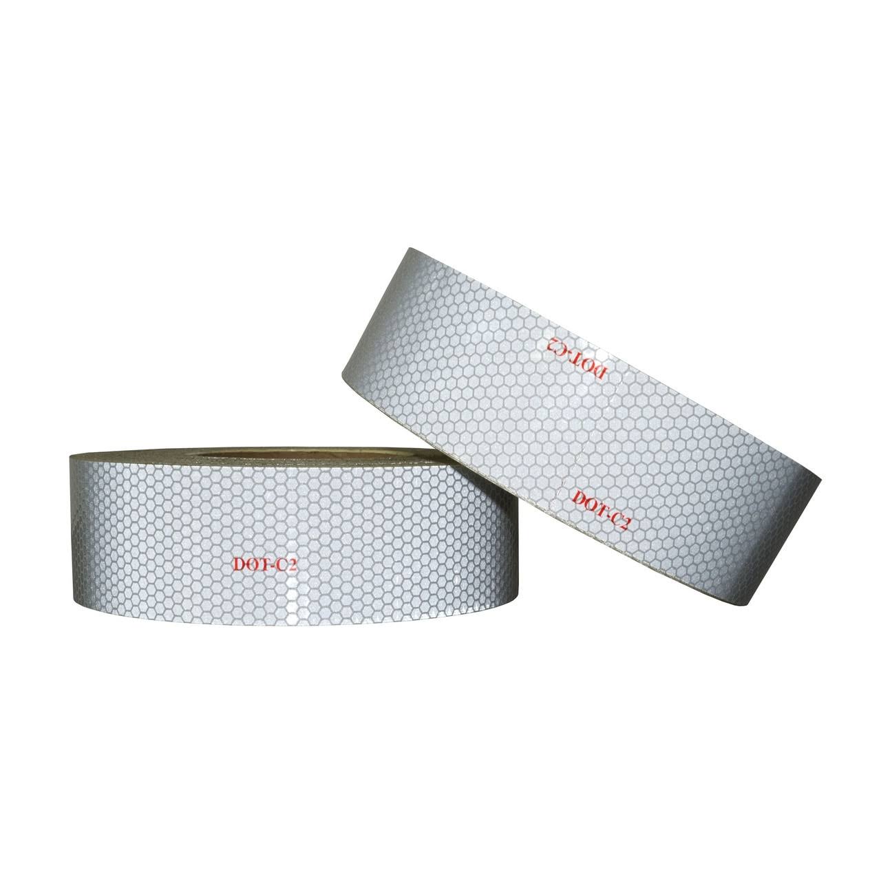 2 inch (50mm) High Intensity Retro Reflective Tape ,White[1 Roll]