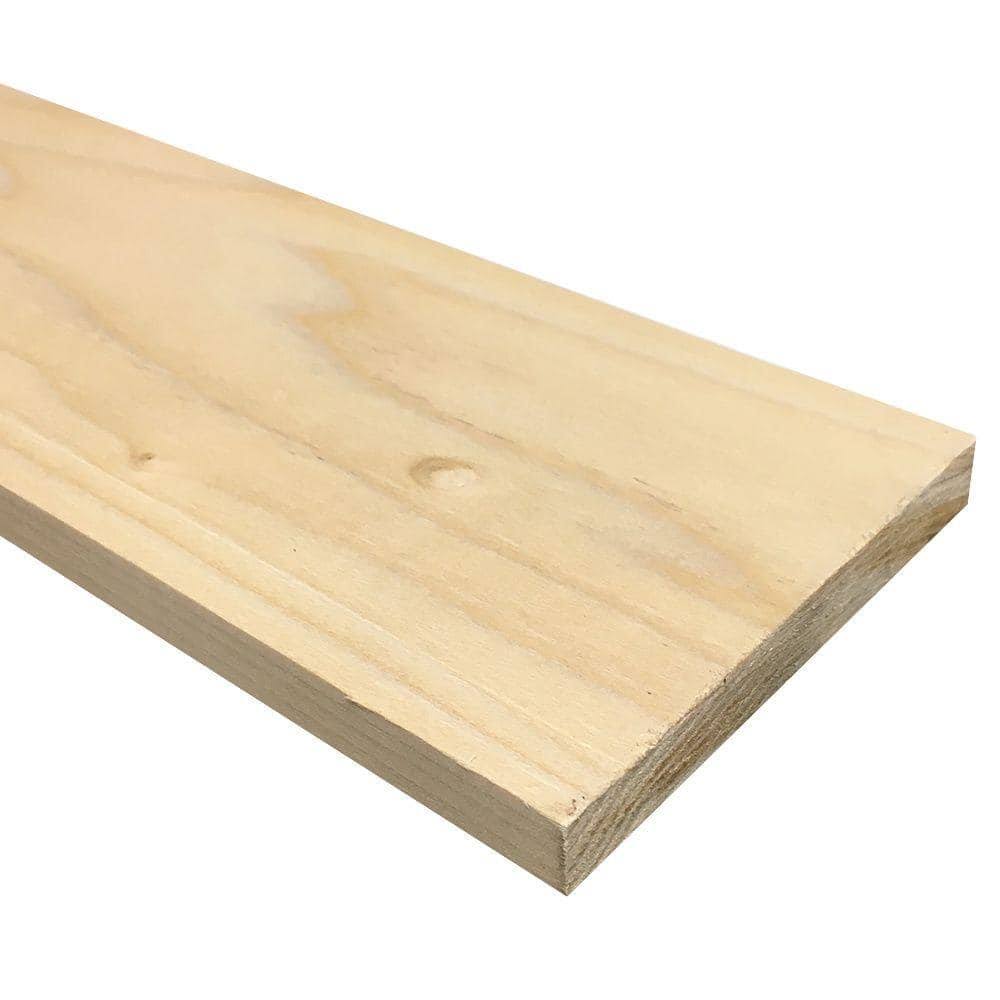 Weaber 1/2 in. x 4 in. x 4 ft. Hobby Board Kiln Dried S4S Poplar Board (20-Piece) 27156