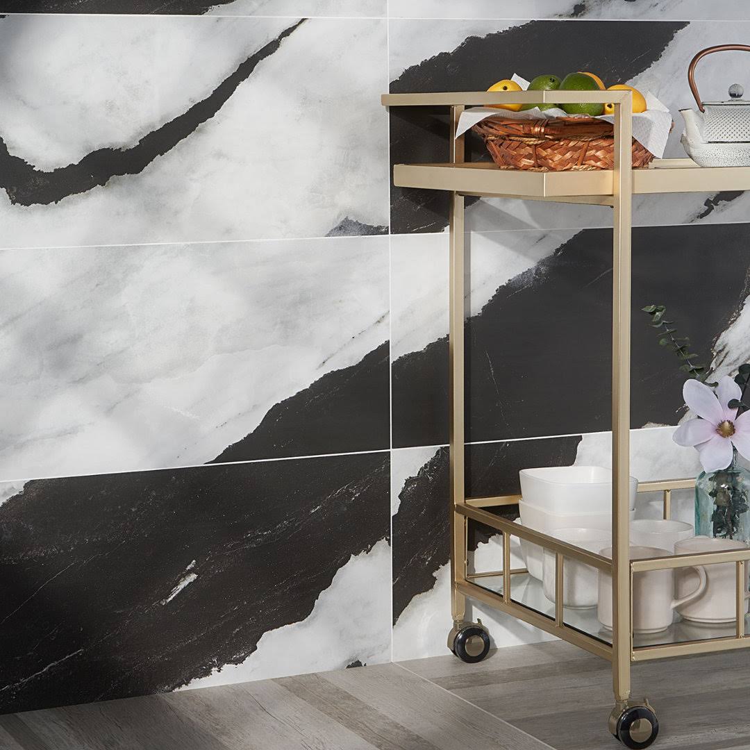 Ivy Hill Tile Saroshi Panda White 11.81 in. x 23.62 in. Matte Porcelain Floor and Wall Tile (15.5 Sq. ft./Case)